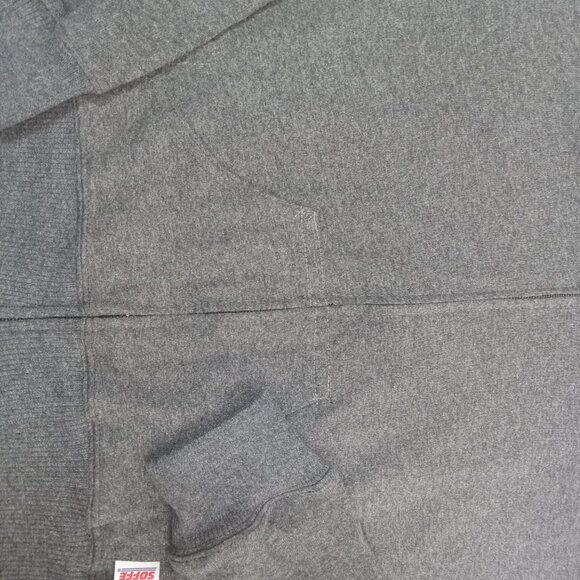 Soffe Gray Youth Classic Hoodied Pull Over Sweatshirt LIght Weight Size XL New - Picture 5 of 10